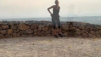 we cum together super fast in risky outdoor fuck