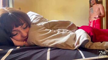 zne taboo faking stepbro girlfriend roleplay with janys free pounding scene