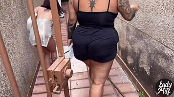 he grabbed that college party girl for alleyway petite pounding fun