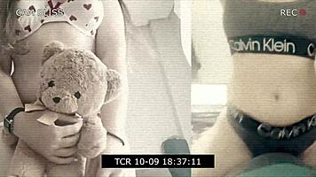 feeling so naughty grinding this dildo in my cute panties