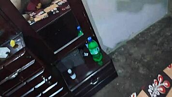 quenching her wild thirst with creampie fuck