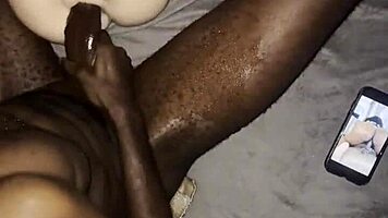 he thrusts his massive cock deep into fresh toy pussy