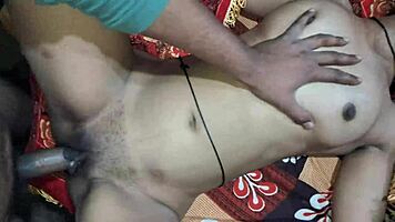 quenching her wild thirst with creampie fuck