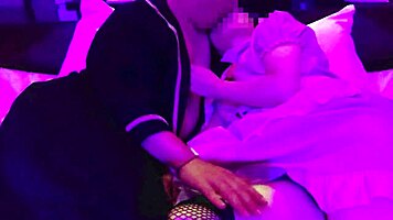 net stockings waitress doggy creampie cosplay blowjob