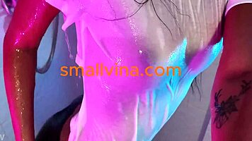 hey naughty petite i'm stripping all wet just for you