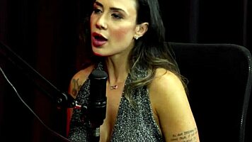 Taluane boom bisexual wife aggressively approached on sheer red with husband support