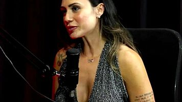 Taluane boom bisexual wife aggressively approached on sheer red with husband support