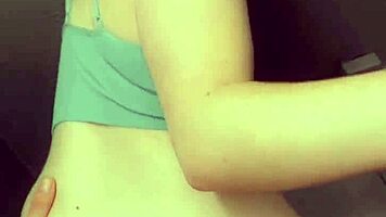 Teen slut sucks stranger then fucks behind school machine