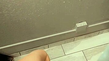 Teen slut sucks stranger then fucks behind school machine