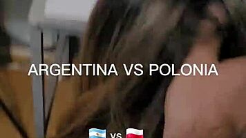 Skinny Arab Bent Over Doggystyle Creampie