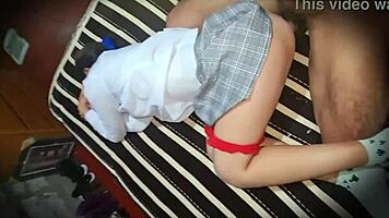 Argentine fitness babe skips class rides prof perfect body sensually