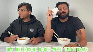 three sexy amateurs surrender to hardcore asian railing