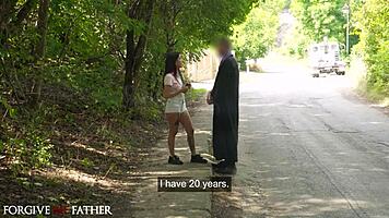 Forgive me virgin latina teen craves monster cock blowjob and hard pounding!