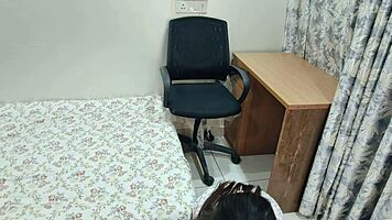 desi office lady enjoys secret fun with friend in hindi whispers