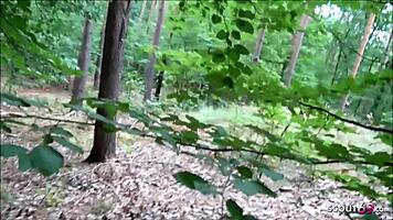 Street whore overwhelmed by emotions from huge black cocks pounding