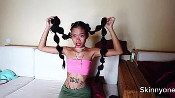 petite asian princess fights giant monster cock attacks nonstop!