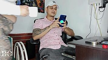 Mi secretaria curvy Latina begs for raise but seals wet deal with boss fat cock pounding!