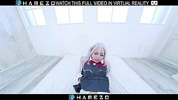 i moan loud as minami sato fucks me hard in vr cosplay