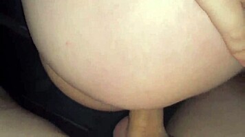 no panties means wild car fuck every time