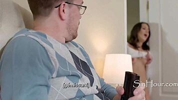 french petite roommate caught masturbating begs for doggystyle