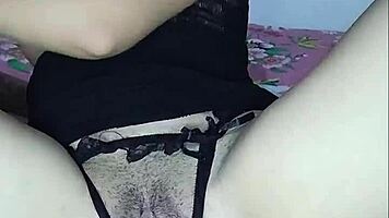 sexy latina emo shakes big ass in dress before creamy vibrator fuck