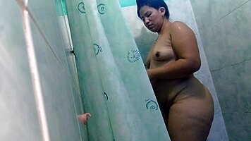 home from work, taking a steamy bath then fingering my big pussy to intense orgasm 😍🛁