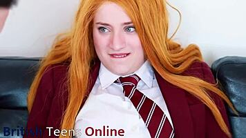 british redhead victoria greene teases cunt till she squirts