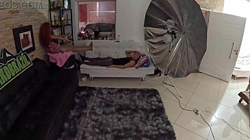 Gabi Souza panics wildly over Ted's fake twin pregnancy prank in steamy bath