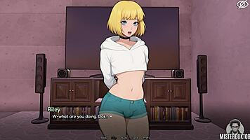 femboy milf with small tits masturbates hardcore using toys and handjob