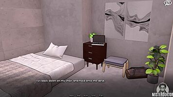 Bunkered Deep with Cute Femboy's Petite Cock and Tits