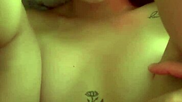 Neighbor enjoys intense POV session with explosive finish