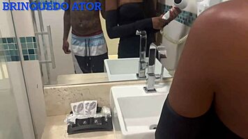 i can't resist this latina maid's squirting anal in thong