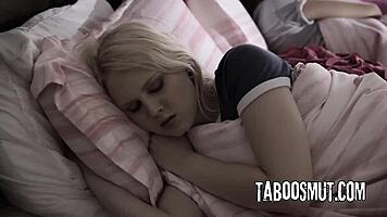 blonde teen rides and shares bro with bff in hot taboo