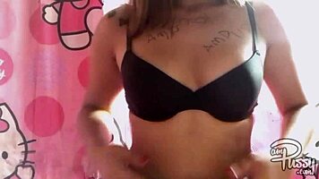 filipina teen writes pussy on naked body