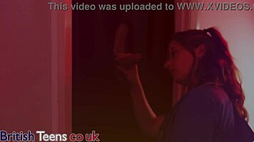 Nurse Greene, suck that anonymous cock at the gloryhole till you swallow!