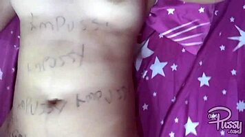 filipina teen writes pussy on naked body