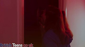 Nurse Greene, suck that anonymous cock at the gloryhole till you swallow!