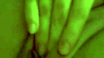 Neighbor enjoys intense POV session with explosive finish