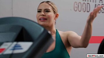 busty futa squats while asian futa deepthroats her cock