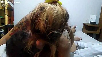 Cute Lingerie Drenching Big Ass In Milk