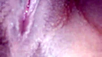 young jamaican babe's pussy sparkles wet in homemade tease