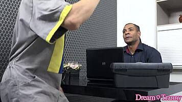 Two Hung Men Creampie Sabrina Lins Trans Ass