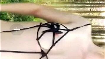 Ecstatic Russian Webcam Girl Fingers Herself Wildly