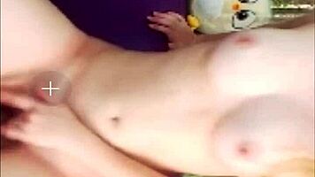 Ecstatic Russian Webcam Girl Fingers Herself Wildly