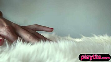 stunning slender ebony beauty strips outdoors then showers sensually