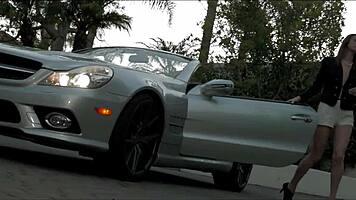 Sexy teen fingers tight pussy while mommy watches in lingerie