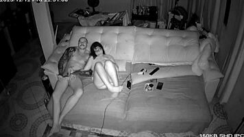 brazilian pornstar couple caught on security cam in real orgasmic fuck frenzy