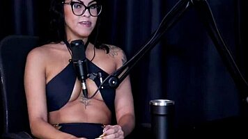 Watch bia hot tease in sheer red lingerie during naughty outdoor casting interview full of fetish play