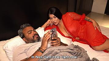 stepson bodybuilder surprises mature latina with embarrassing big cock fun