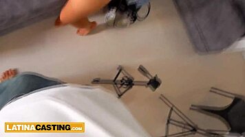 amateur shy latina teen sucks huge cock pov till facial blast